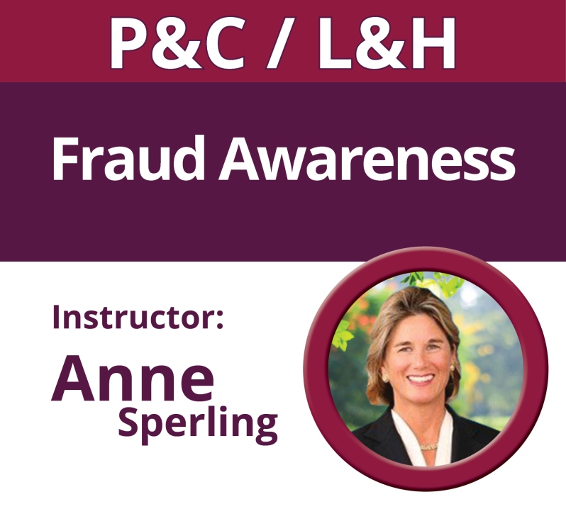 Product Description: Get 3 P&C/L&H Continuing Education hours from the comfort of your home or office. Watch this YouTube webinarwith NO TESTING and we'll upload your hours for you.</br></br>Please note:Within 48 (business) hours of your purchase,you will receive a confirmation email containing links to view the video and also a CE request form.</br> Fraud Awareness Video