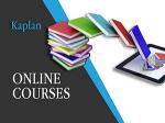 Kaplan Online CE Courses